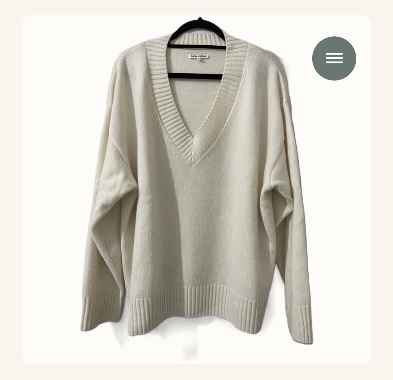 Reformation Cashmere Reformation יד שנייה בנמיז - Nemyz