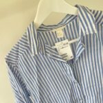 מכופתרת פסים H&M - אייץ' אנד אם יד שנייה בנמיז - Nemyz