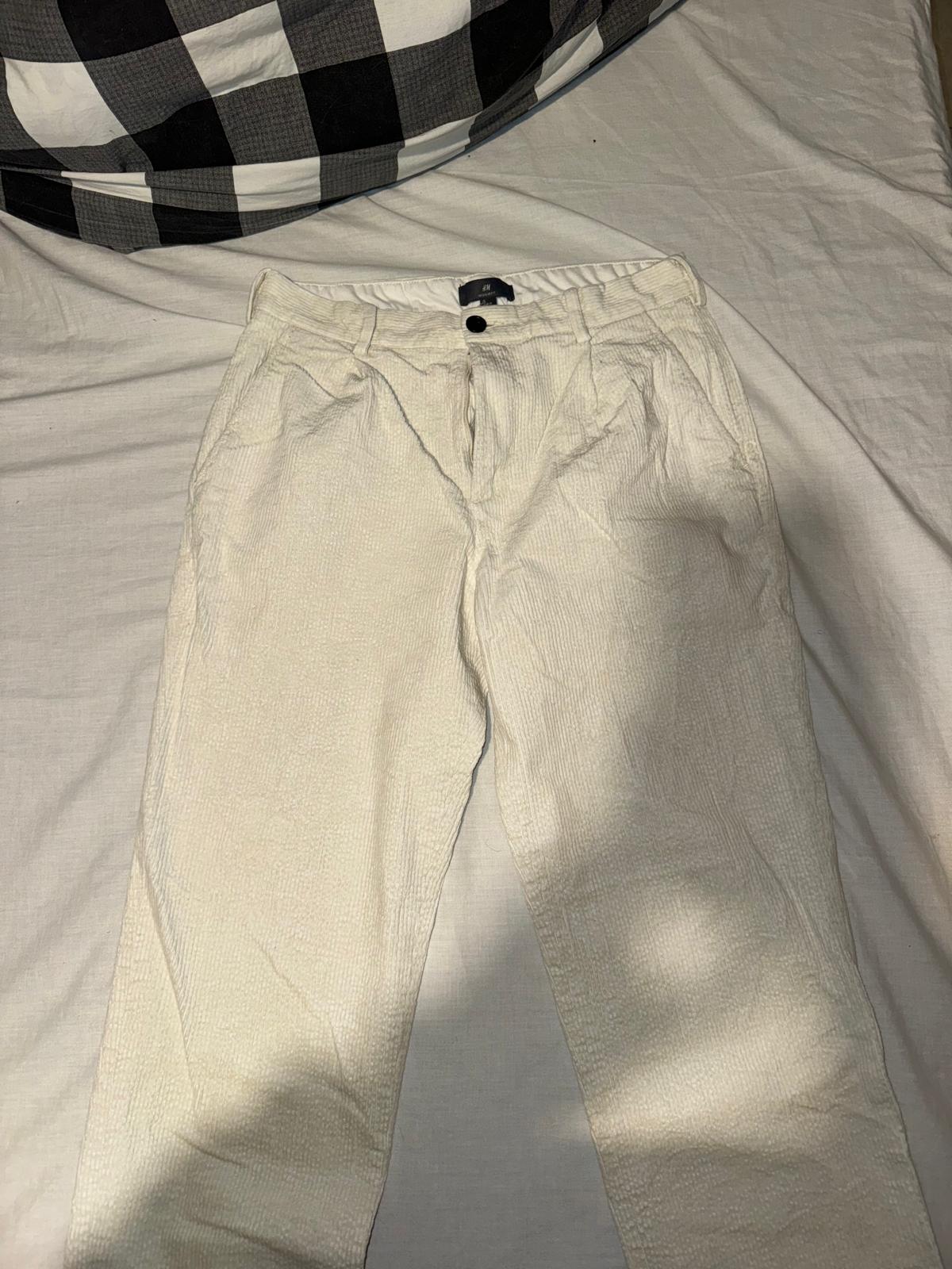 גינס קורדורוי קרם H&M - אייץ' אנד אם יד שנייה בנמיז - Nemyz