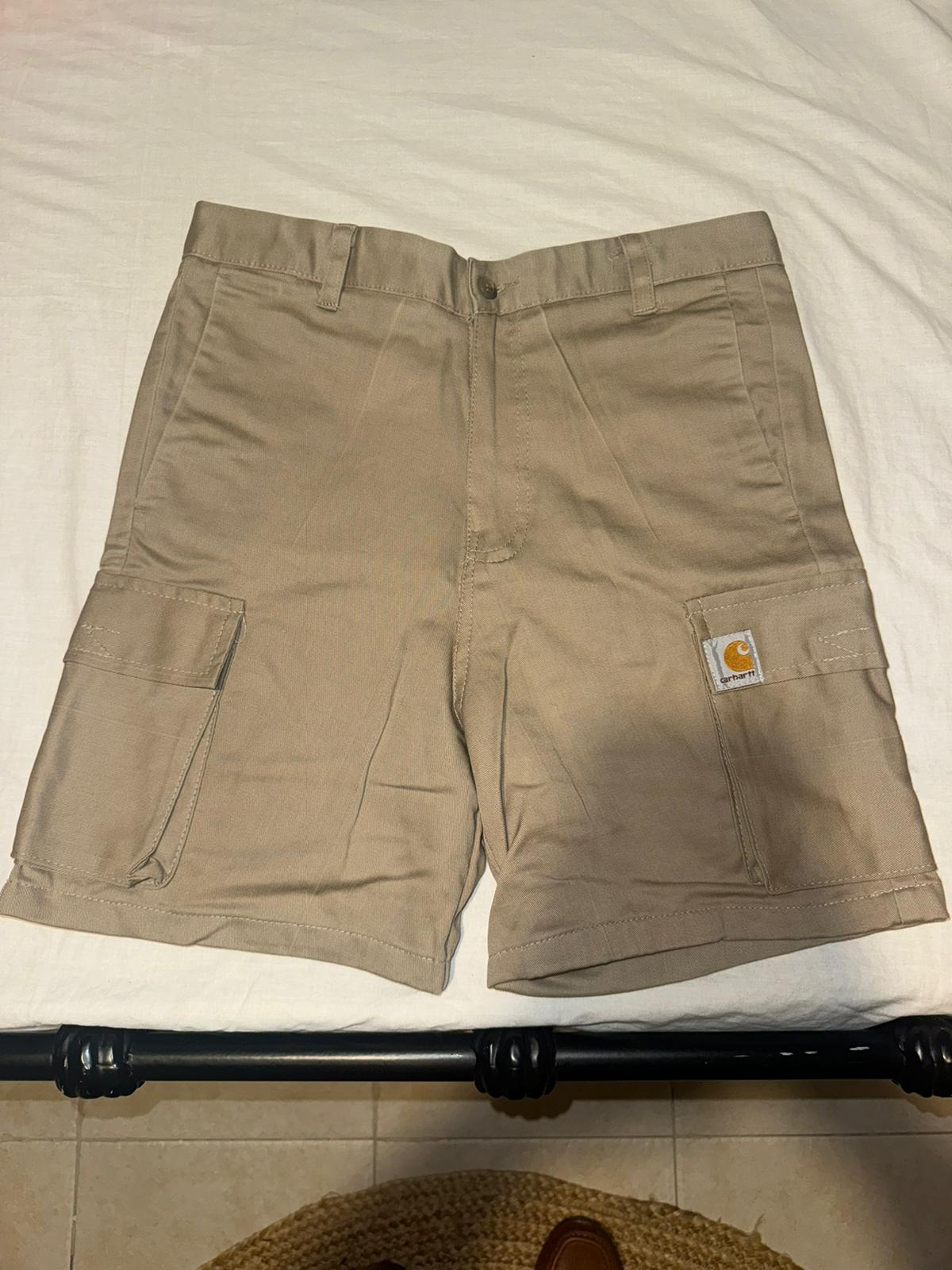 מכנס קצר קארהארט בז Carhartt – קארהארט יד שנייה בנמיז - Nemyz