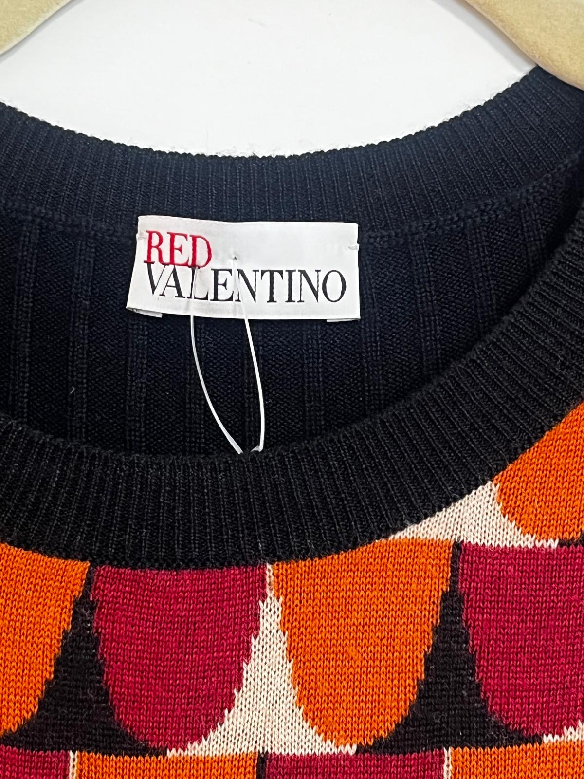 שמלת סריג רד ולנטינו Valentino – ולנטינו​ יד שנייה בנמיז - Nemyz