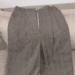 מכנס משבצות מעלף 34 H&M - אייץ' אנד אם יד שנייה בנמיז - Nemyz