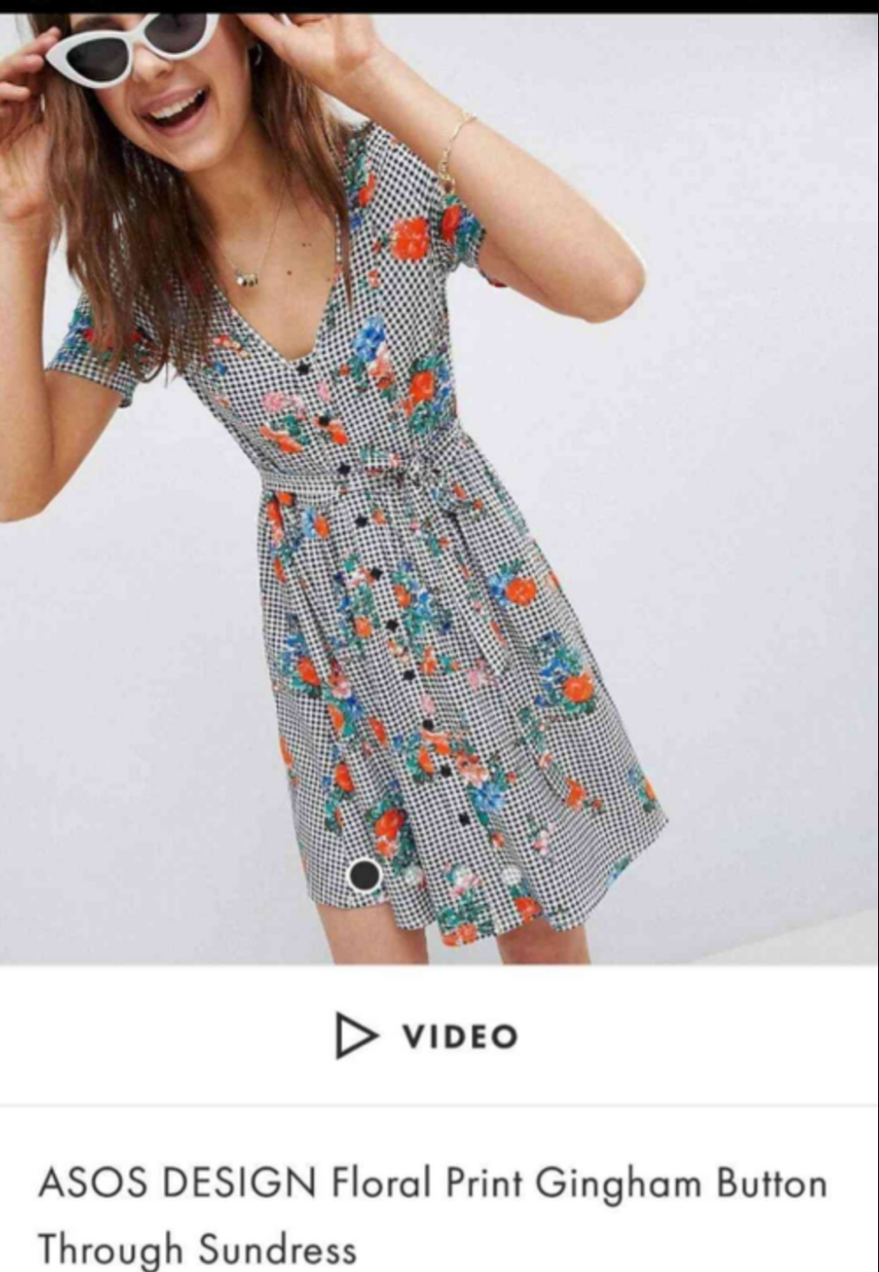 אסוס פרחונית 42 Asos – אסוס יד שנייה בנמיז - Nemyz