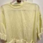 טי גזרת בוקסי פפלום Miss Selfridge יד שנייה בנמיז - Nemyz