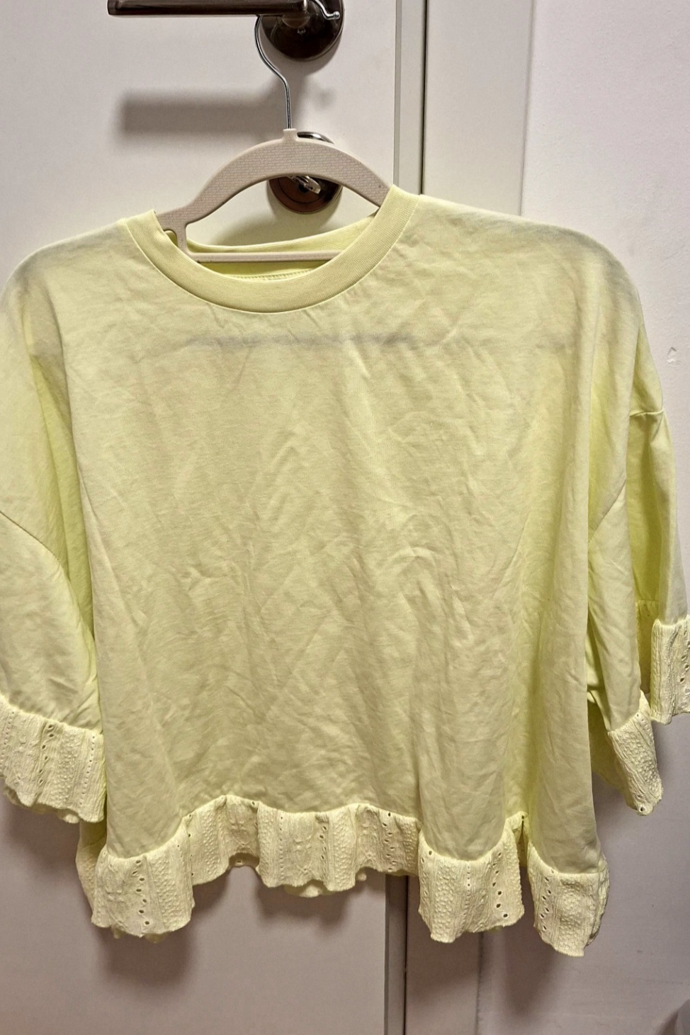 טי גזרת בוקסי פפלום Miss Selfridge יד שנייה בנמיז - Nemyz