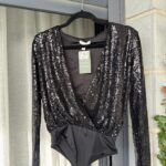 בגד גוף פייטים H&M - אייץ' אנד אם יד שנייה בנמיז - Nemyz