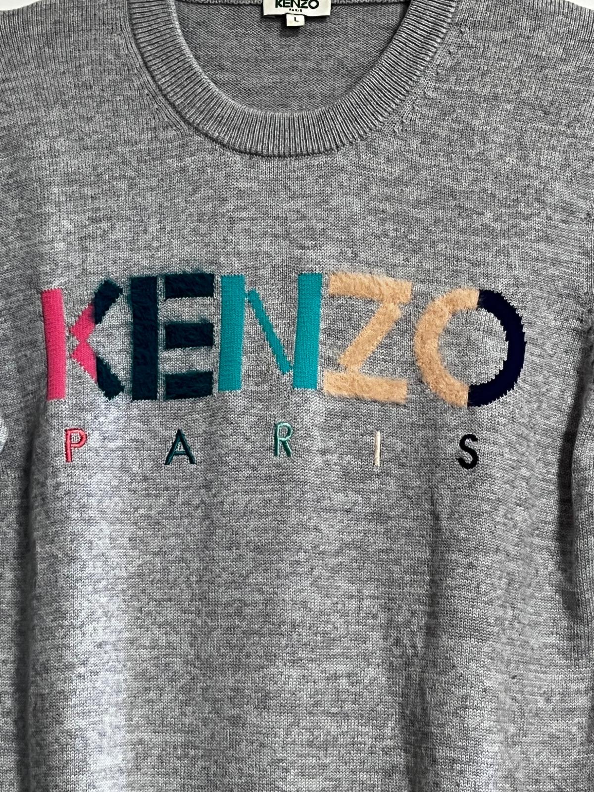 סוודר צמר קנזו Kenzo – קנזו​ יד שנייה בנמיז - Nemyz