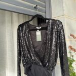 בגד גוף פייטים H&M - אייץ' אנד אם יד שנייה בנמיז - Nemyz