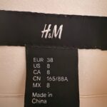 ג׳קט מחוייט לבן H&M - אייץ' אנד אם יד שנייה בנמיז - Nemyz