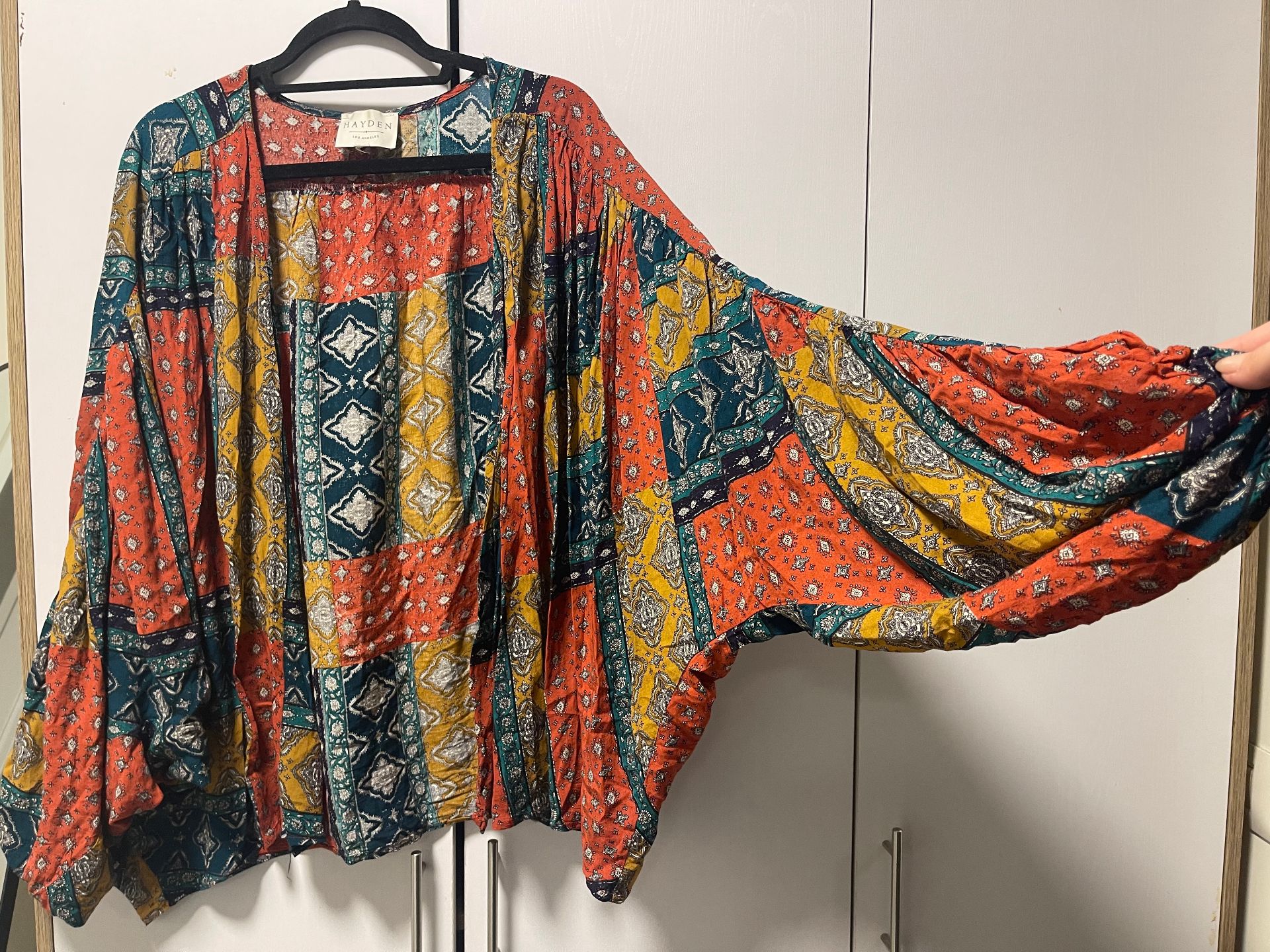 Boho duster w/print אחר יד שנייה בנמיז - Nemyz
