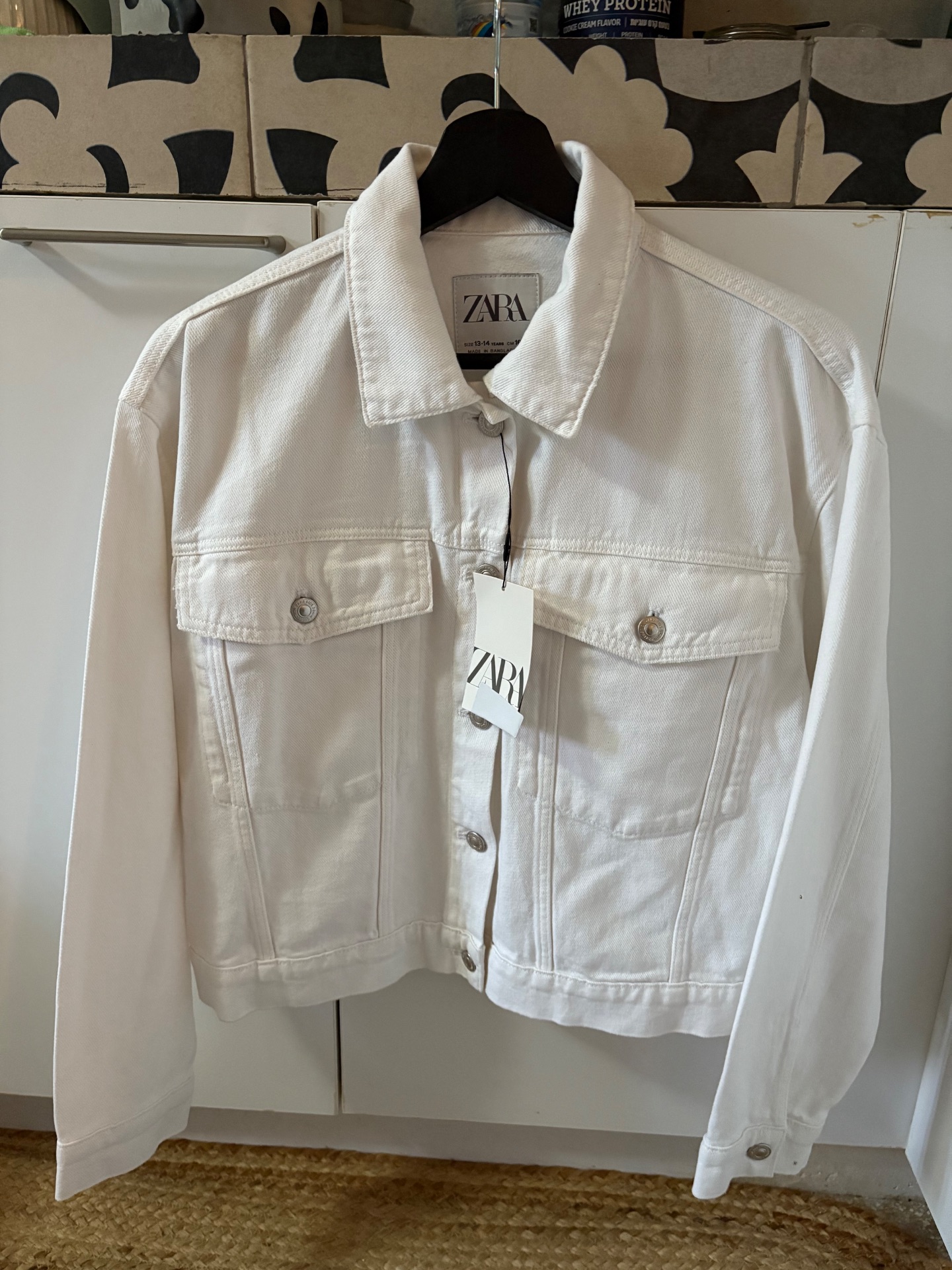 ג׳קט לבן Zara Kids Zara - זארה יד שנייה בנמיז - Nemyz
