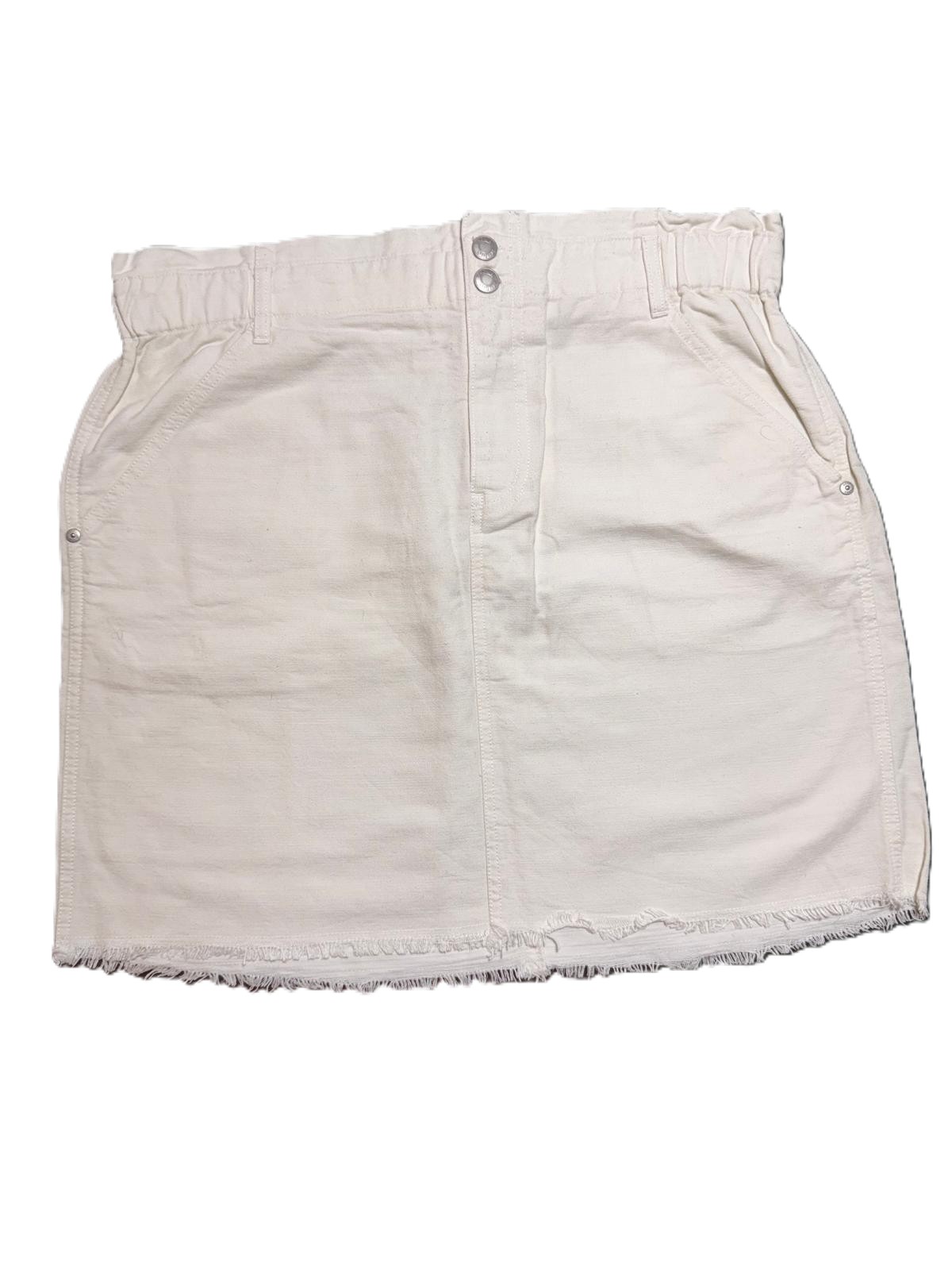 חצאית מיני שמנת Sacks – סאקס יד שנייה בנמיז - Nemyz