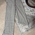 מכנס מטריף משבצות 36 Bershka – ברשקה יד שנייה בנמיז - Nemyz