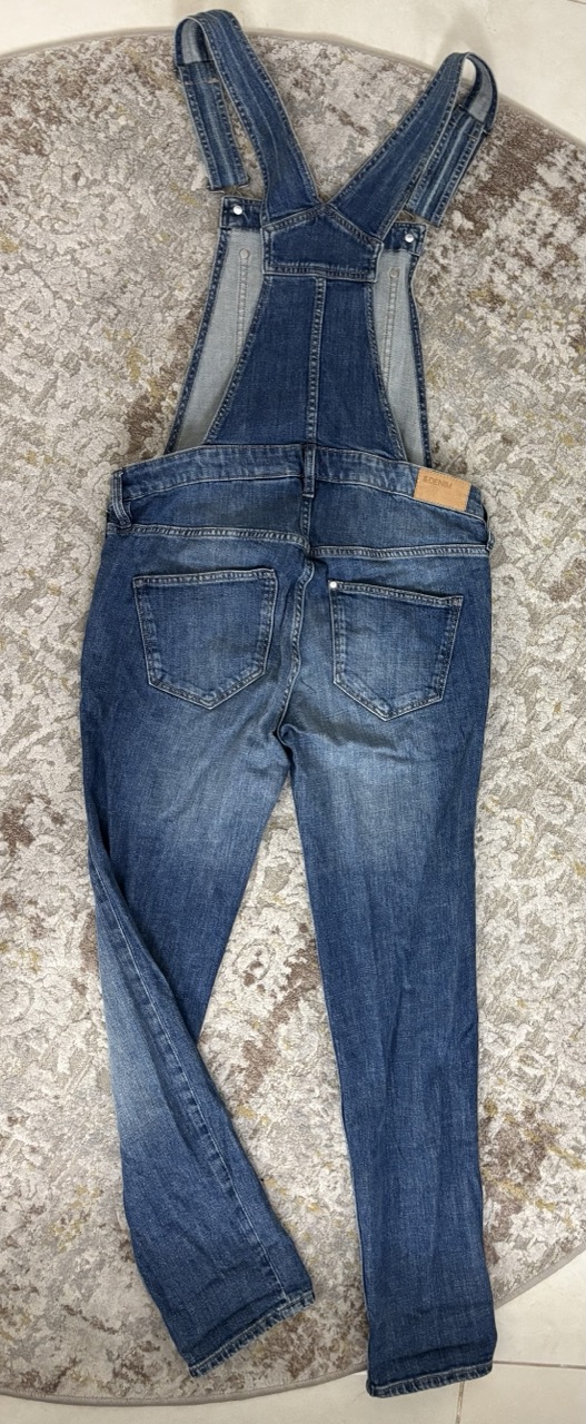 אוברול ג׳ינס להריון H&M - אייץ' אנד אם יד שנייה בנמיז - Nemyz