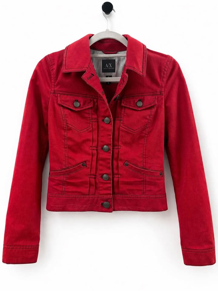 ג׳קט ג׳ינס Armani Ex Armani Exchange – ארמני אקסצ'יינג' יד שנייה בנמיז - Nemyz