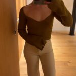 חולצה ארוכה צבע חרדל H&M - אייץ' אנד אם יד שנייה בנמיז - Nemyz